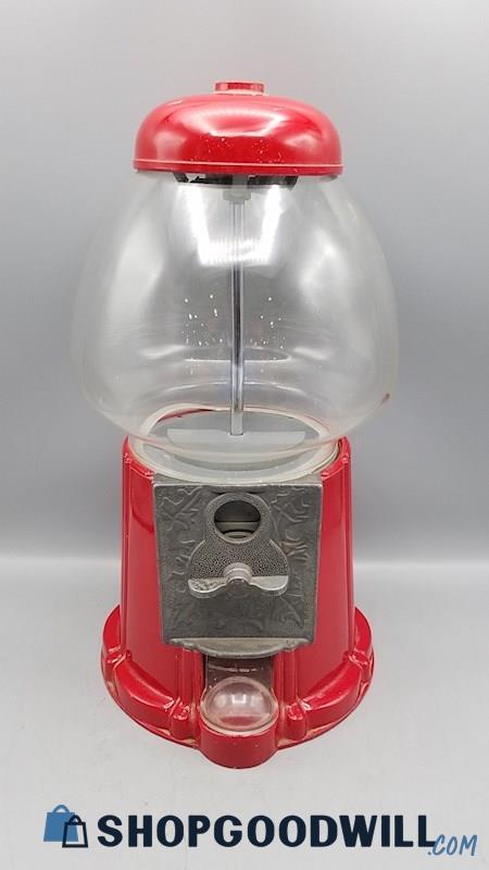  Red Painted Gumball Candy Machine 16