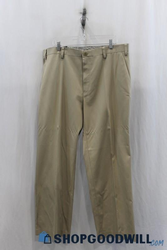 NWT Denver Hayes Mens Khaki Dress Pants Sz 40x30