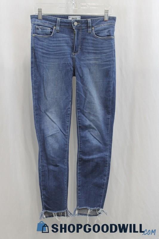 Paige Women's Blue Wash Skinny Ankle Jean SZ 27