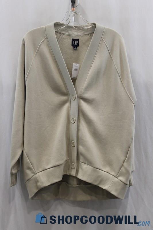 NWT Gap Women's Beige Button Cardigan SZ S