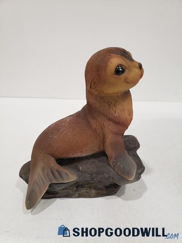 Masterpoiece By Homco Porcelain Seal Figurine