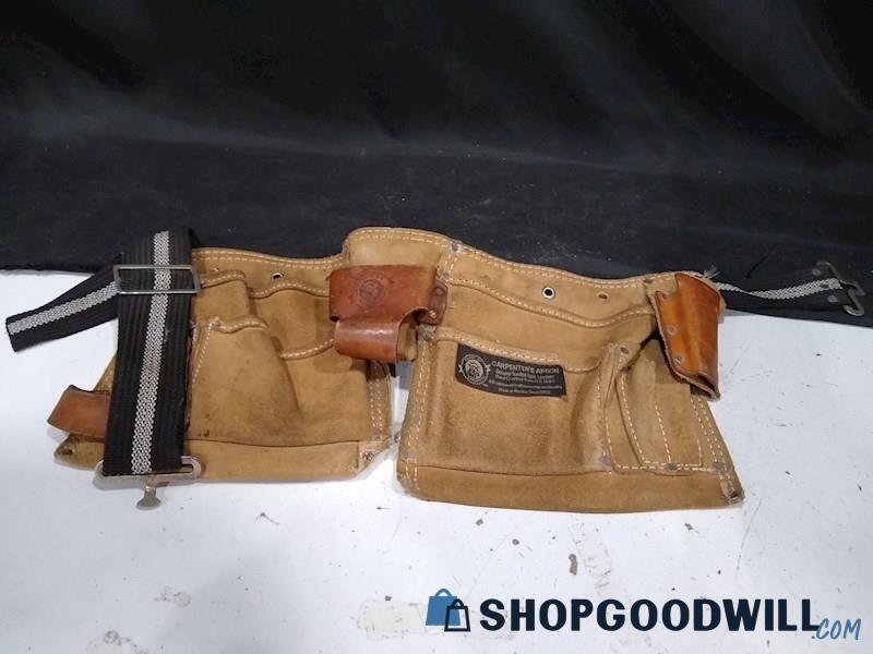 Carpenter's Apron Brown Tool Design Belt