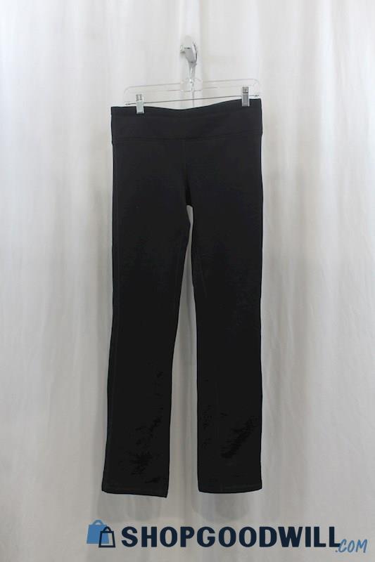 Athleta Womens Black Slim Boot Yoga Pants Sz M