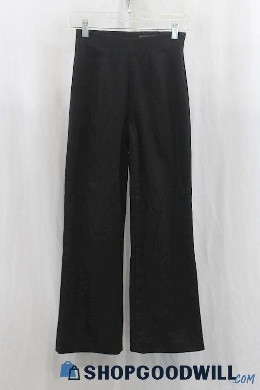 Banana Republic Women's Black Wool Wide Leg Legging Pant SZ 0PL