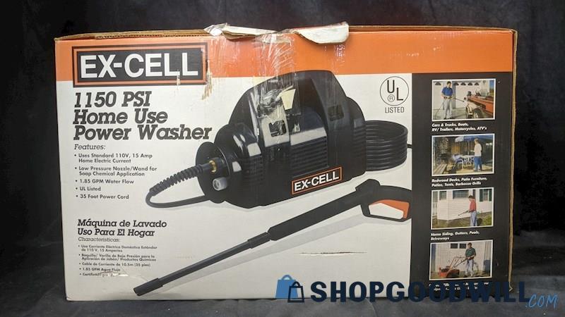 Ex-Cell Water Blaster 1150 PSI Home Use Power Washer W/ Hose Model No. 1119