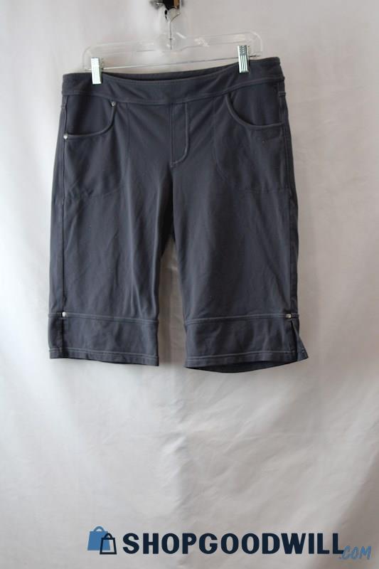 Athleta Women's Gray Biker Shorts Sz L