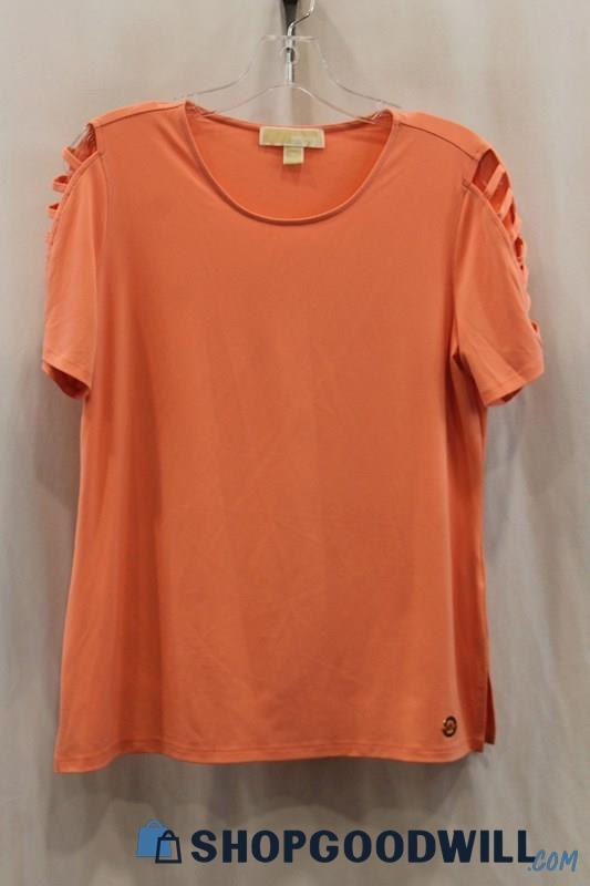 Michael Kors Women's Coral T-Shirt SZ M
