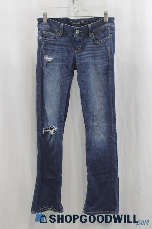 American Eagle Women's Blue Bootcut Jean SZ 4