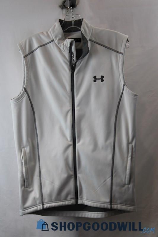 Under Armour Men's White Vest sz M