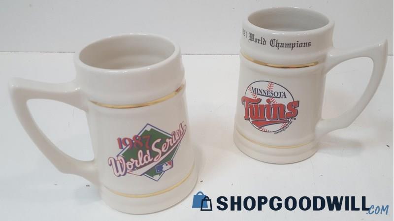 Minnesota Twins World Series Champions 1987 16oz Ceramic Stein Mugs