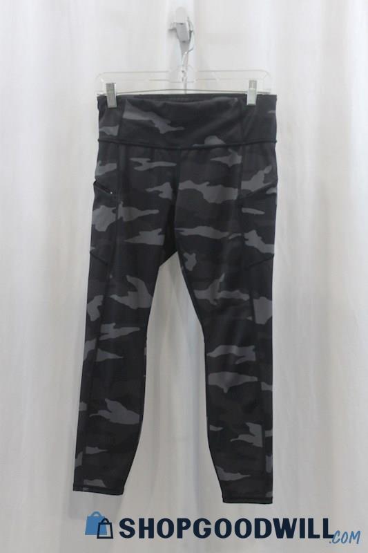 Athleta Womens Gray/Black Camo Active Leggings Sz PS