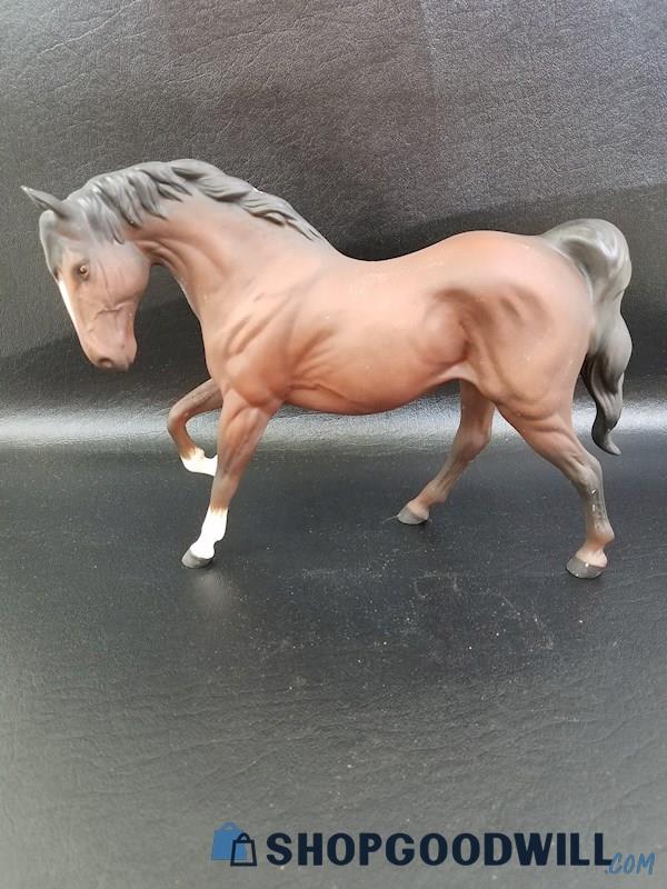 Porcelain Brown Horse Figurine 7