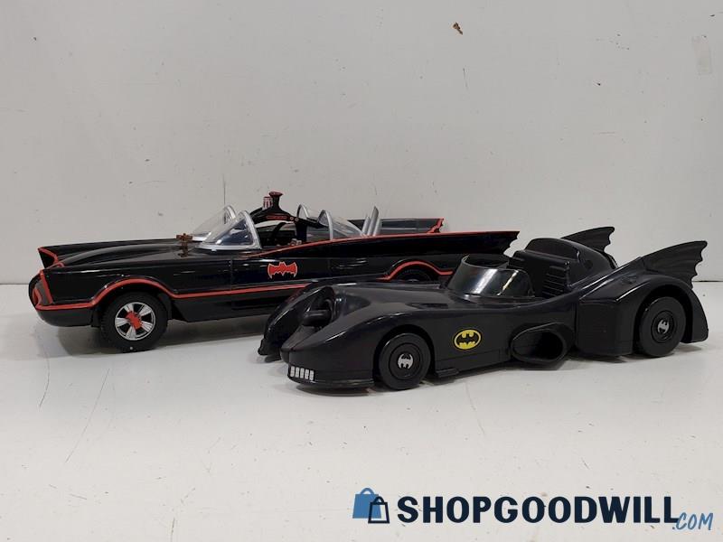 Batman Batmobiles Lot of 2, 1989/2013 Mattel 