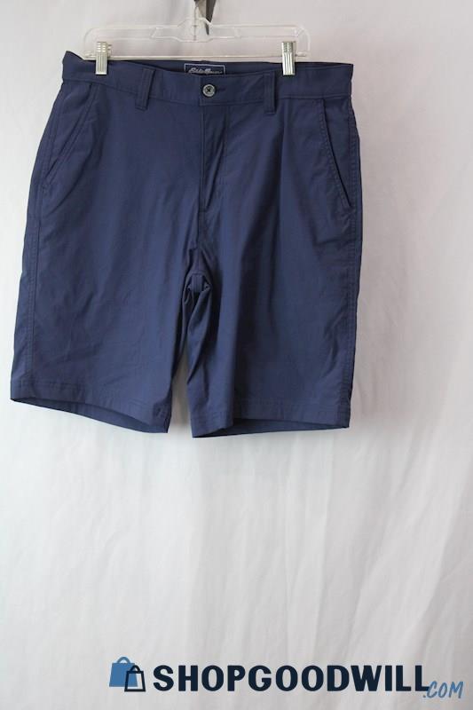 Eddie Bauer Men's Blue Chino Shorts sz 35