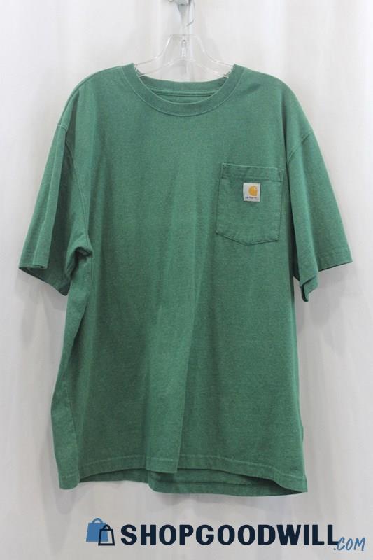 Carhartt Men's Green Pullover T-Shirt SZ L