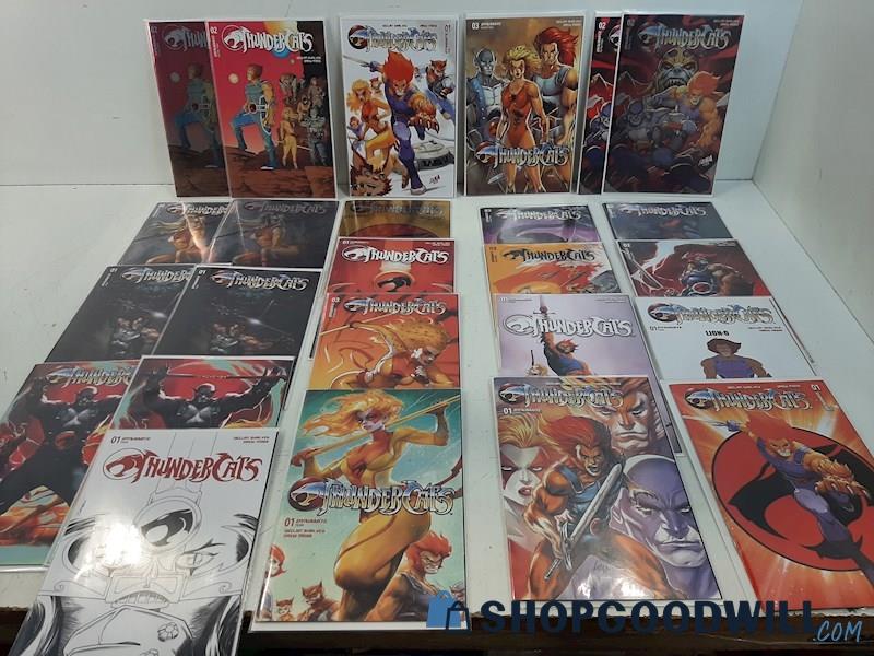 25 Dynamite Thundercats Comics All Like New All Bagged & Boarded 