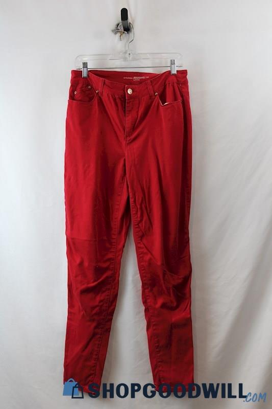 Chico's Woman's Red Jeggings sz 6