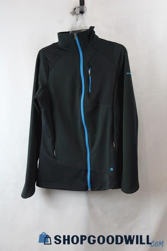 Columbia Woman's Black Omni-Shield Full Zip Jacket sz L 