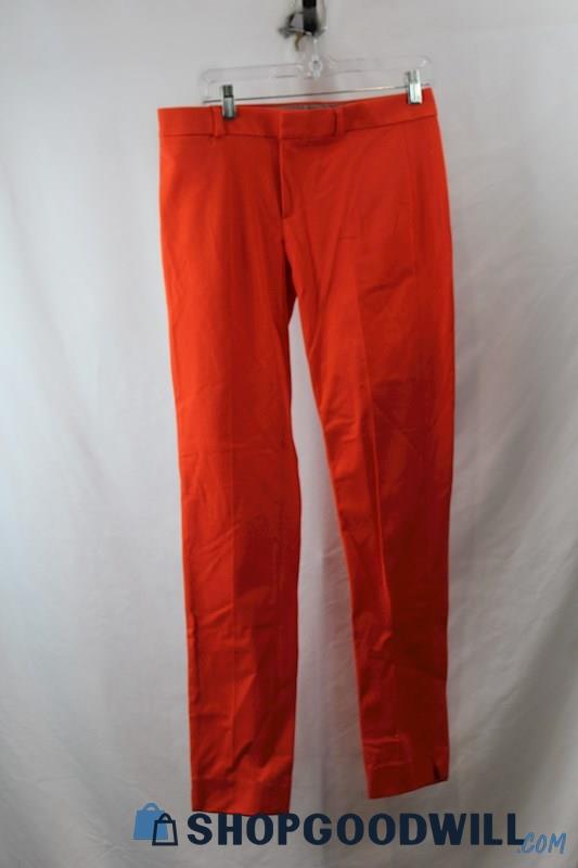 NWT Banana Republic Woman's Orange Dress Pants sz 6L