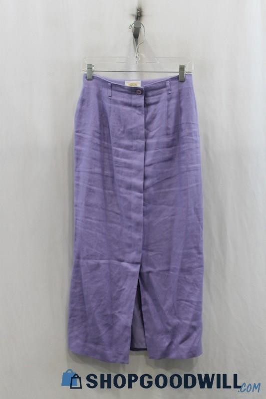 Talbots Womens Lavender Maxi Skirt Sz 6