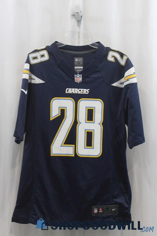 NFL Mens Navy Chargers #28 GORDON III Jersey Sz M