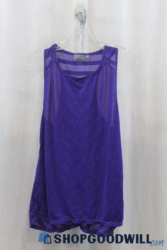 Athleta Womens Purple Racerback Tank Sz M