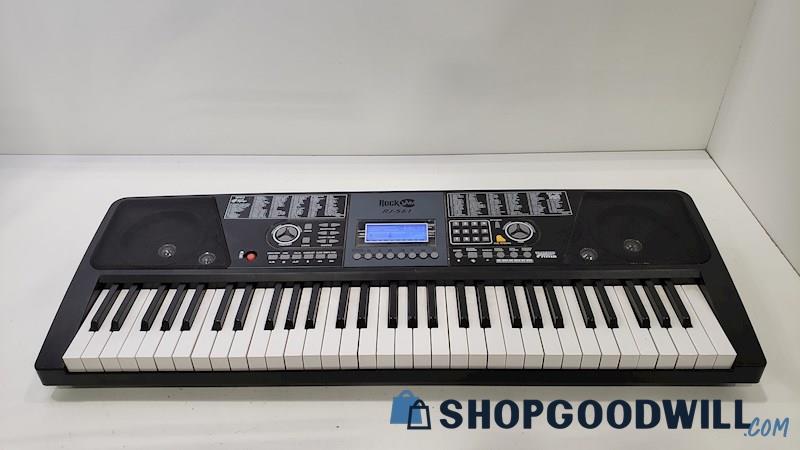 RockJam RJ-561 Electric Portable Keyboard/Piano - Powers On