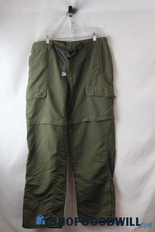 The North Face Men's Green Convertible Cargo Pants sz L
