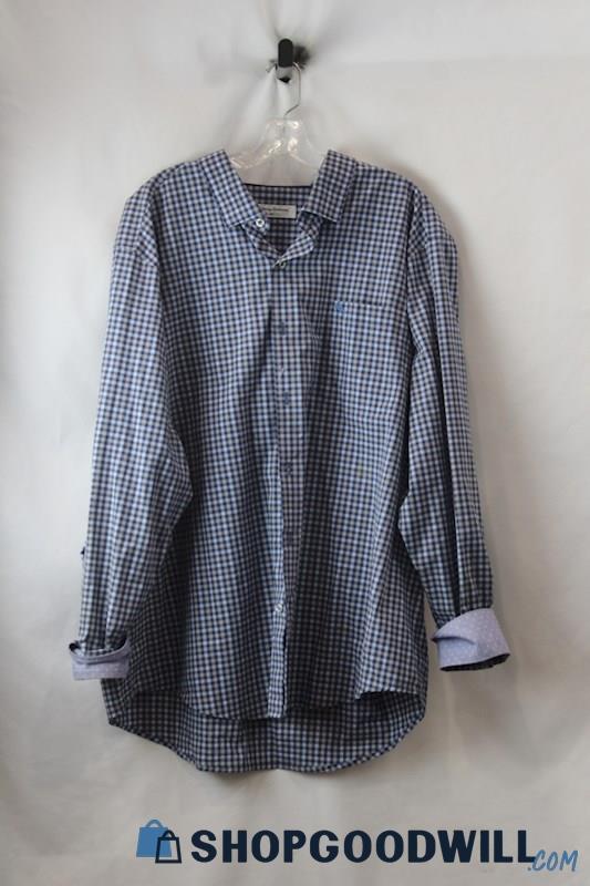 Tommy Bahama Men's Blue Button Up sz 2XL