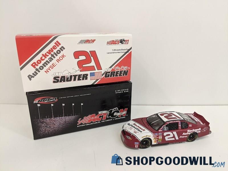 RCR Rockwell Automation #21 Jay Sauter & Jeff Green 2002 Monte Carlo Stock Car