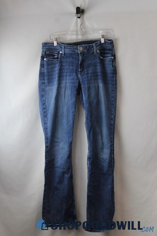 Silver Jeans Woman's Blue Straight sz 31/33