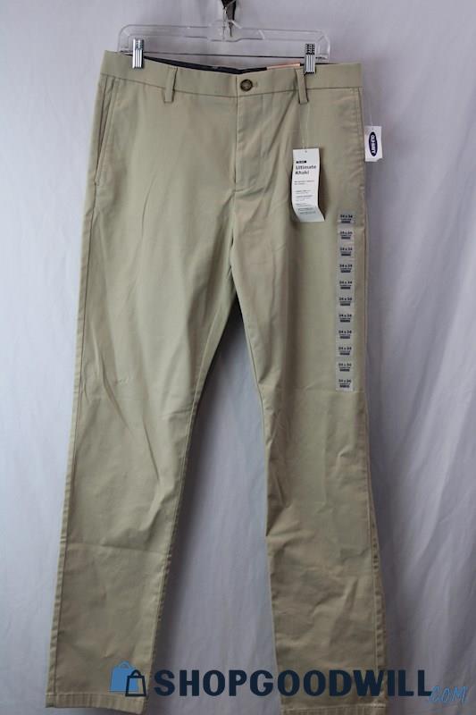 NWT Old Navy Men's Khaki Pants Sz 34X34