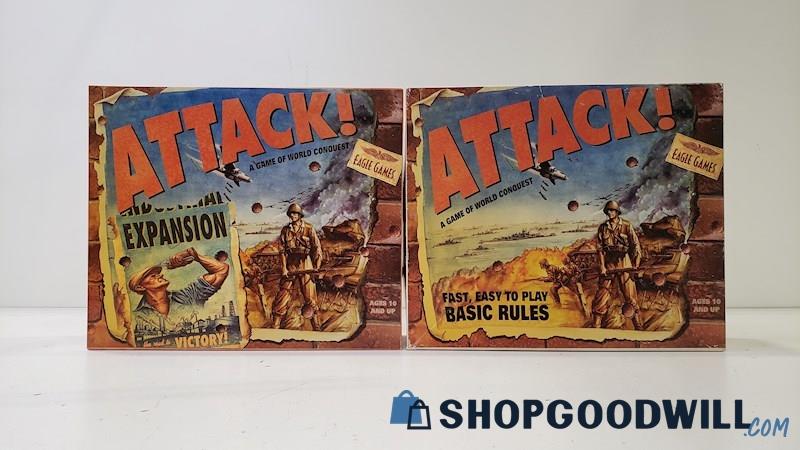 Attack! Multiplayer Warfare World Conquest Game + Expansion Box