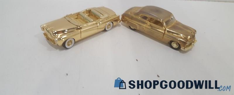 Collector Cars 1953 Buick Skylark Gold Legends, Mercury Coupe Gold