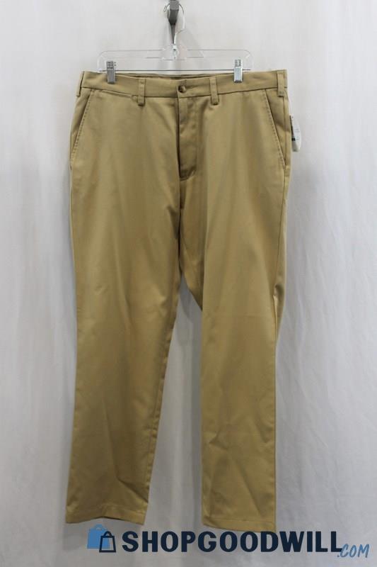 NWT Nautica Men's Tan Tech Straight Pant SZ 36x32