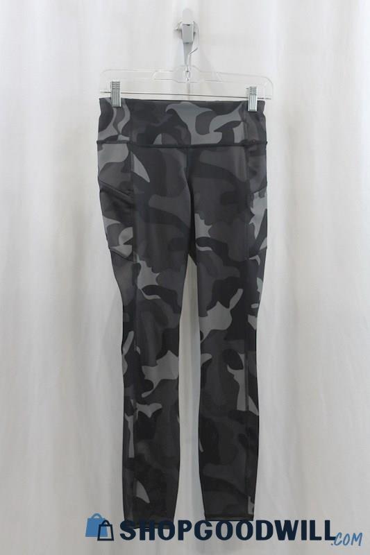 Athleta Womens Black/Gray Camo Active Leggings Sz XS