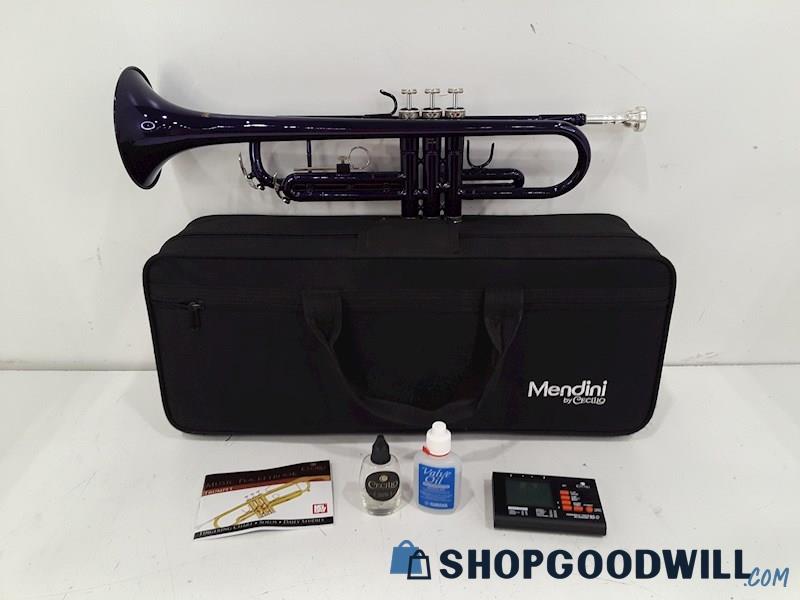 Mendini By Cecilio Purple Trumpet MTT-PL w/7C Mouthpiece & Case SN#J15101395
