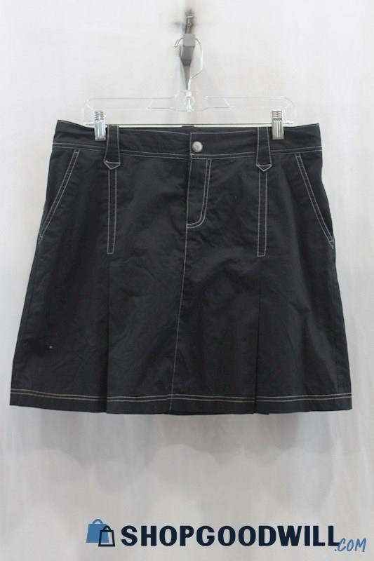 Athleta Women's Black Utility Denim Skort SZ 12