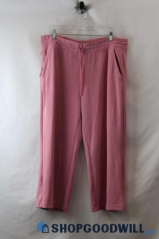 Athleta Women's Pink Straight Leg Sweatpants sz XL