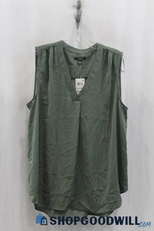 NWT J.Crew Womens Dark Green Tank Tunic Sz XL