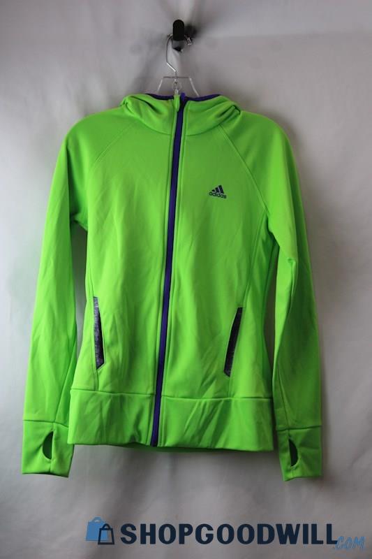 Adidas Woman's Green Full Zip sz S