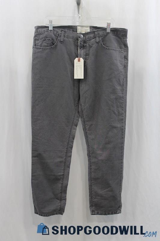 NWT Current/Elliot Women's Gray Straight Leg Jean SZ 31