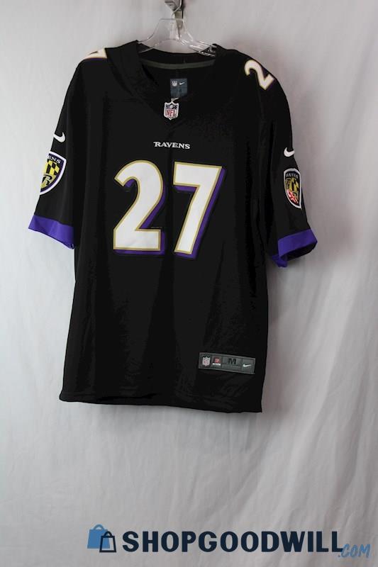 NFL Nike Men's Black Baltimore Ravens #27 Dobbins Jersey Sz M