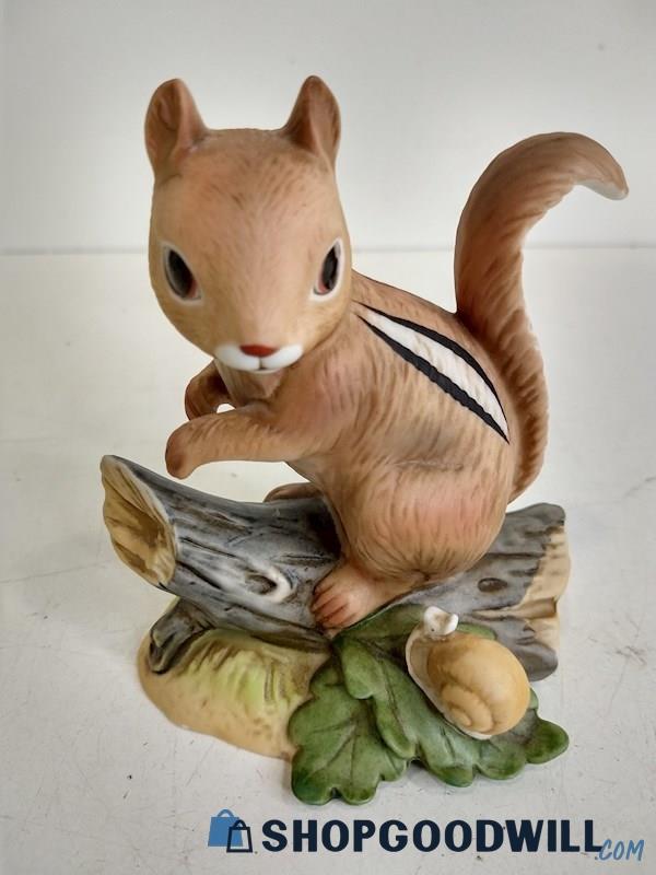 Squirrel And Snail Figurine