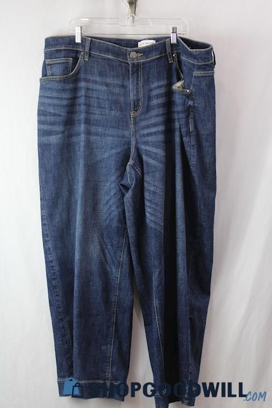 Lane Bryant Women's Blue Straight Leg Jeans SZ 22