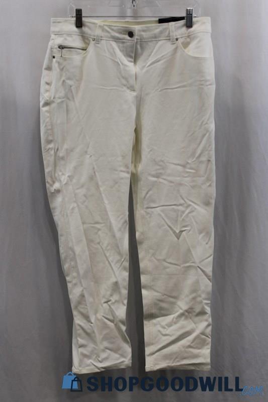 NWT Chico's Women's White Skinny Jean SZ M