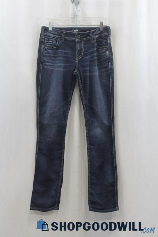 Silver Jeans Women's Dark Blue Ankle Jean SZ 27