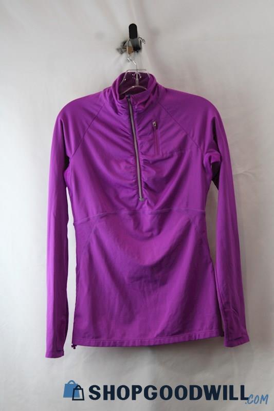Athleta Women's Purple Quarter Zip Sweater SZ XS