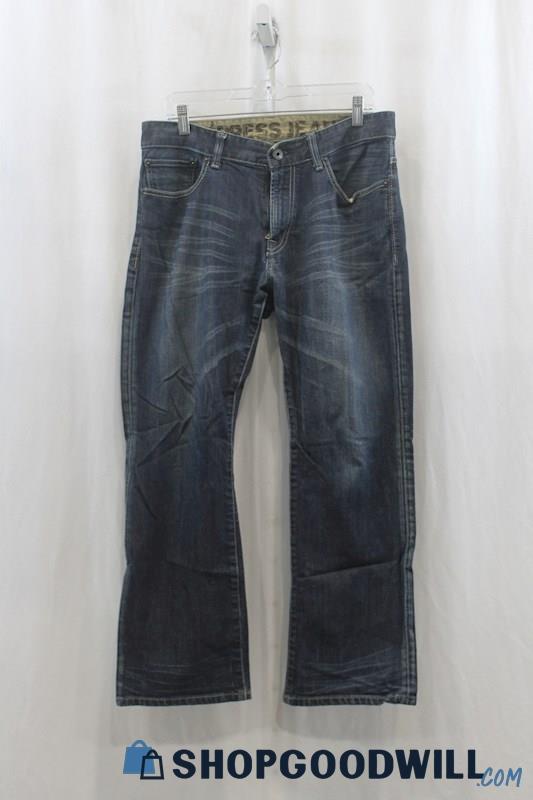 Express Men's Dark Blue Slim Boot Jean SZ 32x30