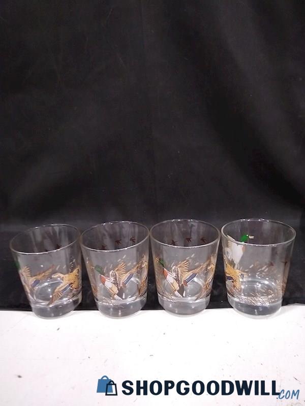 Vintage Whiskey Glass 4 Cups